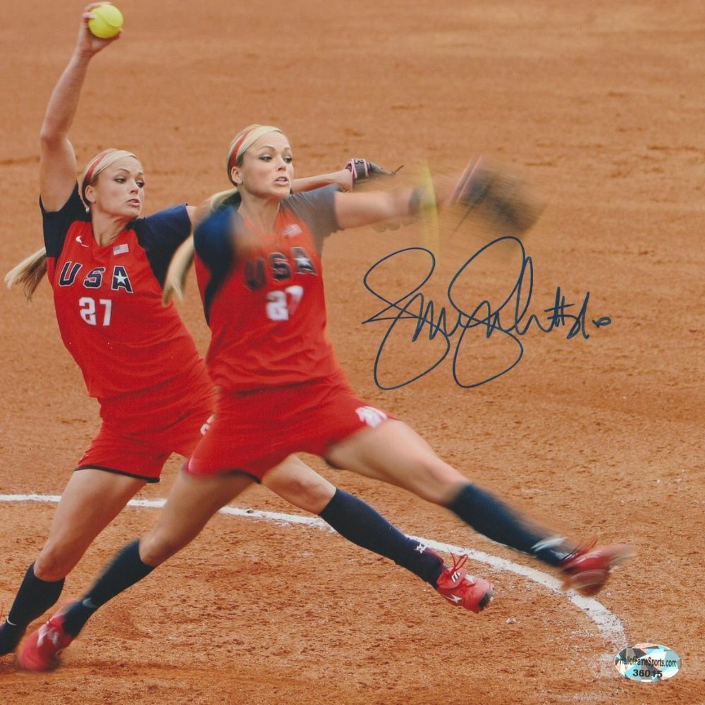 Olympian Gold Medal Jennie Finch Autograph
